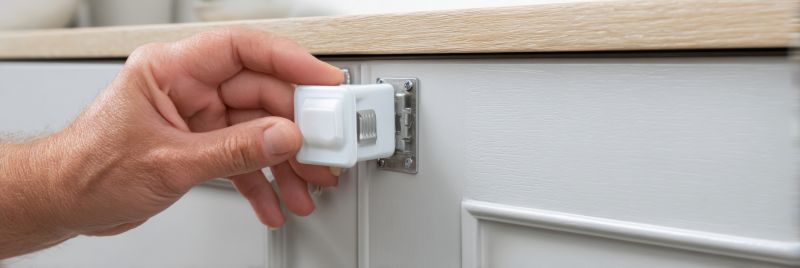 Cabinet Childproofing detail